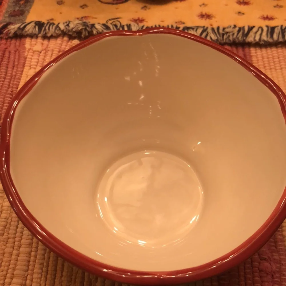 Certified International~Tuscan Rooster~Pamela Gladding~Individual Ice Cream Dish